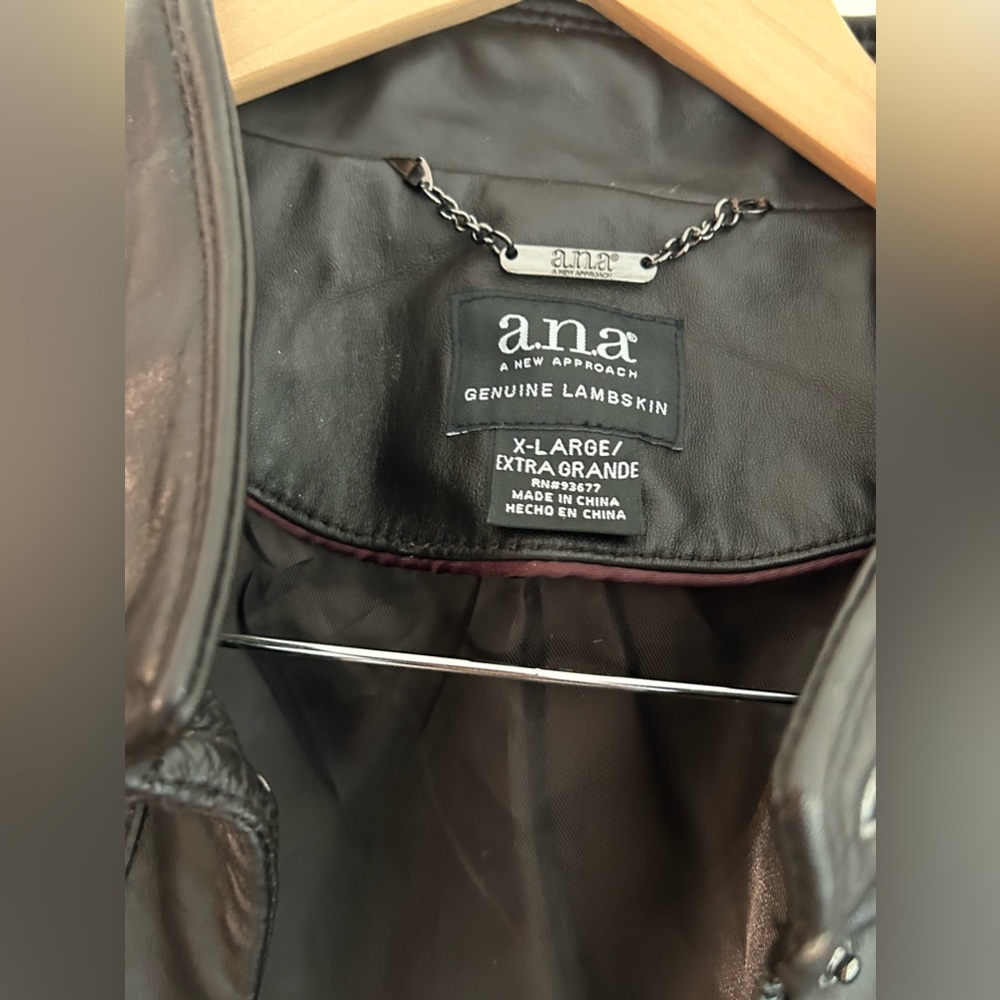 A.N.A Leather Jacket - Picture 4 of 6